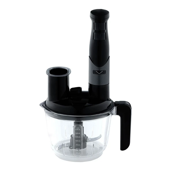 Vestel Siyah Ziyafet 8500 Dx Multi Blender Set Plastik  800 - 1200 Watt G 220 - 240 V Metal Resmi Dis - Resim 2