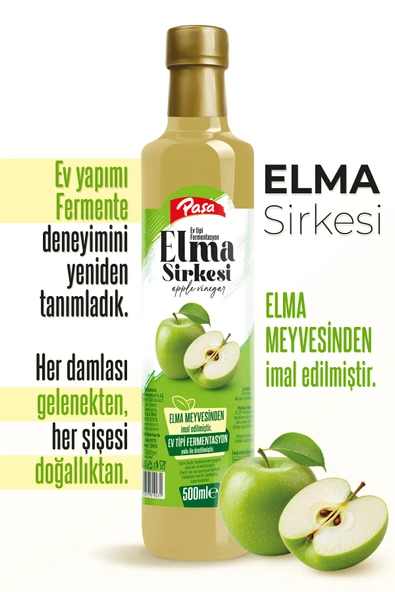 Elma Sirkesi 500 ml - Resim 2