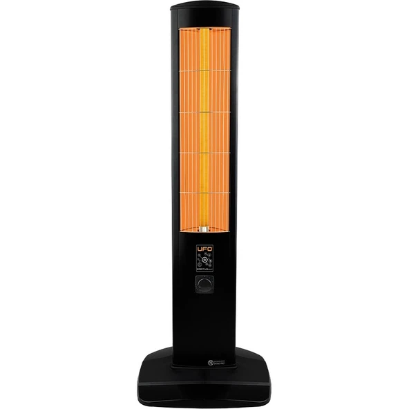 Ufo Erciyus Smart 2300 W Mobil Uyumlu Kule Tipi Isıtıcı Siyah ürün görseli