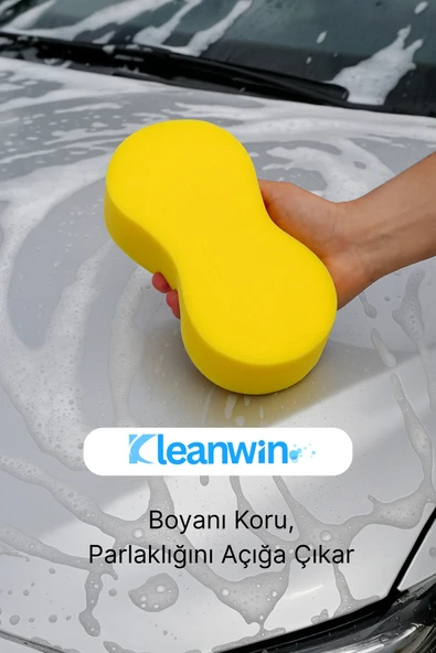 Kleanwin Sponge Oto Yıkama Süngeri | Araba Temizleme, Köpükleme ve Araç Yıkama Süngeri, Yumuşak Doku - Resim 6