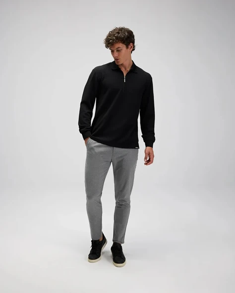 Ellesse Erkek Polo Sweatshirt EM601-BK ürün görseli 1