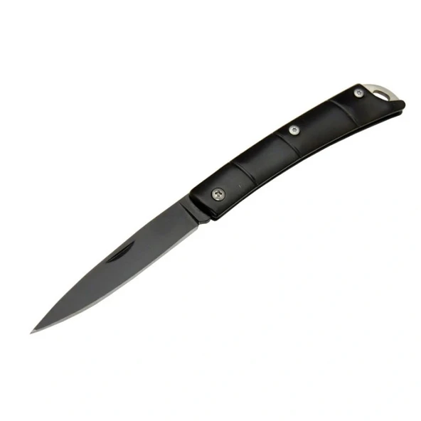 Metal Çakı İnce Siyah - Resim 2