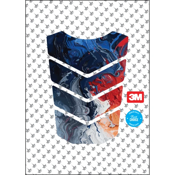 Universal Renkli Tank Pad  (R-U-8) - Resim 3