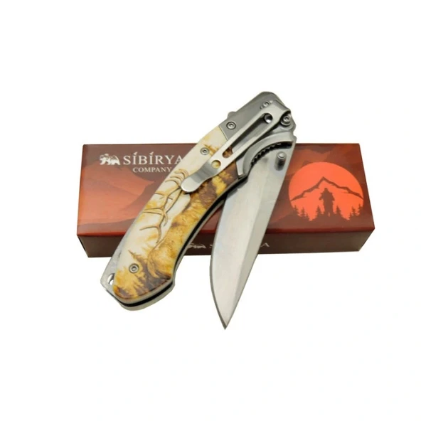 Sibirya Geyikli  Çakı - Resim 2