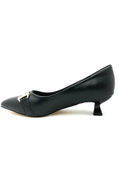547781 Siyah Kadın Fındık Topuk Ayakkabı - Resim 2