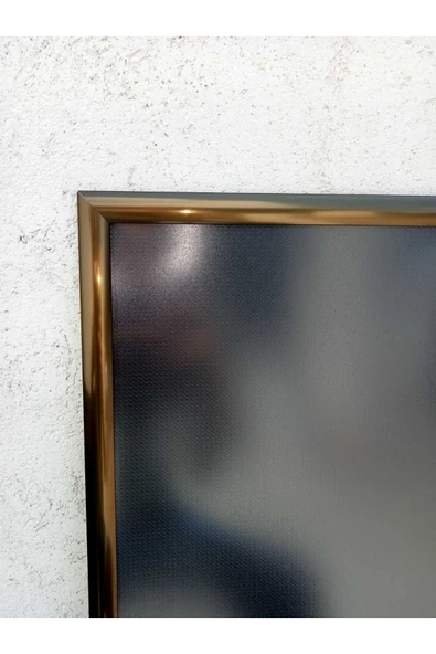 B2 50X70 cm Bronz Gönye Köşe Alüminyum Aç Kapa Çerçeve -BRONZ - Resim 3