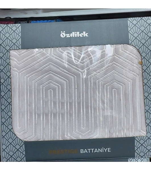 Özdilek Prestige Kalın Embos Çift Kişilik Battaniye (220x240)-Kristal Gri Yeni ürün görseli