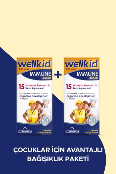 Wellkid Immune Liquid 150 Ml- 2 ADET-SKT:08/2027 ürün görseli 1