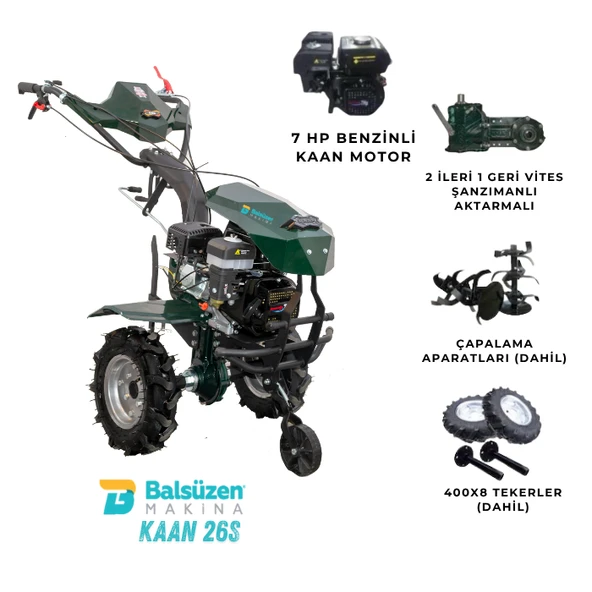 Kaan Cp 26-s 7 Hp İpli Benzinli Çapa Makinesi ürün görseli