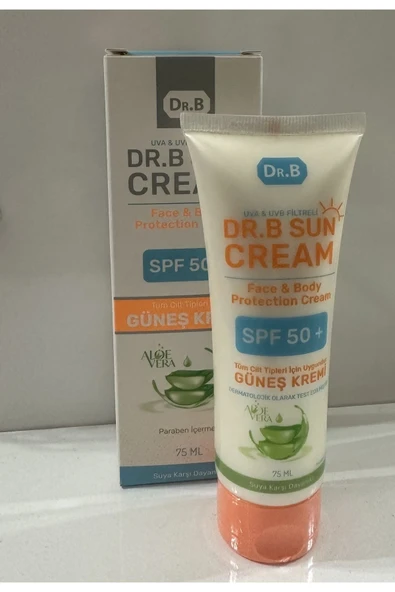Dr.b Sun Cream Tüm Cilt Tipleri Için Özel Aloe Vera Özlü Güneş Kremi 75 ml - 4