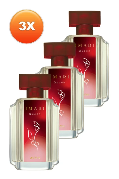 Imari Queen Kadın Parfüm Edt 50 Ml. Üçlü Set - Resim 2