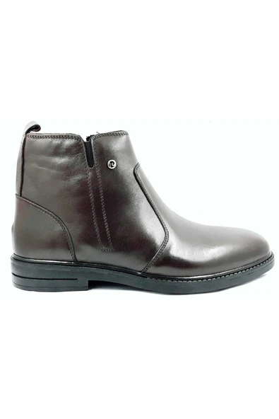 385040 Kahverengi Kışlık Kürklü Fermuarlı Erkek Bot ürün görseli