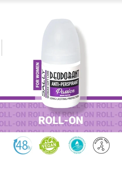 SALLY ROLL-ON ANTİPERSPİRANT TERLEME ÖNLEYİCİ DEODORANT ROLL-ON PASSİON -50 ML ürün görseli