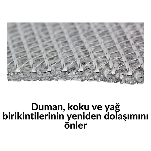 Aspiratör Tel Filtre Kesilebilir 48.5 cm x 40 cm - 2 adet - Resim 5