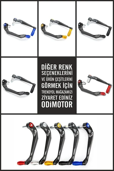 Universal Motosiklet Manet Koruma Siyah Renk Arasmoto - Resim 2