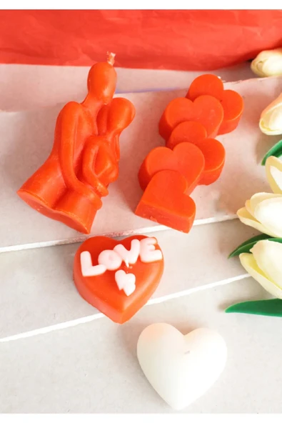 LİGONA Sevgililer Günü Hediyesi, Doğum Günü Hediyesi, Özel Gün Hediye Seti Mum Hediye Seti - 2