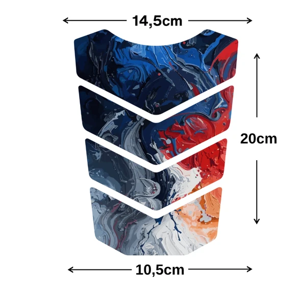 Universal Renkli Tank Pad  (R-U-8) - Resim 2
