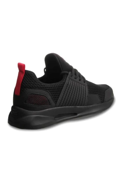 M.p 241-1065 Siyah Kırmızı Erkek Bağcıklı Günlük Ayakkabı - Resim 4