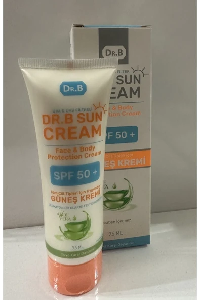Dr.b Sun Cream Tüm Cilt Tipleri Için Özel Aloe Vera Özlü Güneş Kremi 75 ml - 7