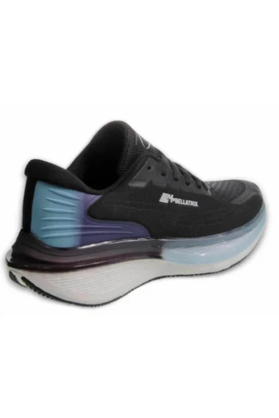 Mp 241-1674 Siyah Beyaz Kadın Bağcıklı Yürüyüş Ayakkabısı - Resim 4