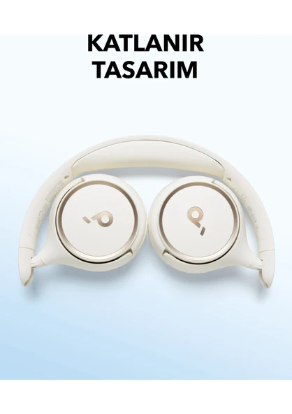 Anker SoundCore H30i Beyaz Kulak Üstü Bluetooth Kulaklık - Resim 6