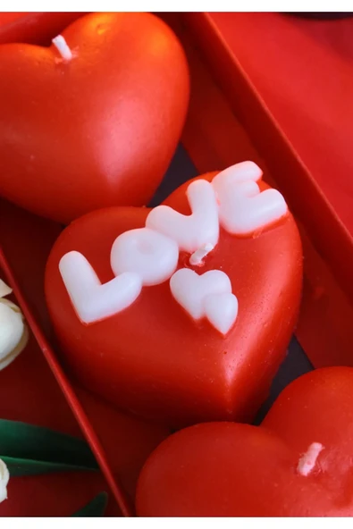 Ligona Home Sevgililer Günü Hediyesi, Doğum Günü Hediyesi, Özel Gün Hediye Seti Love Mum 3lü Set - 2