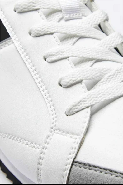 Bozon Beyaz Erkek Günlük Spor Ayakkabı - Resim 6