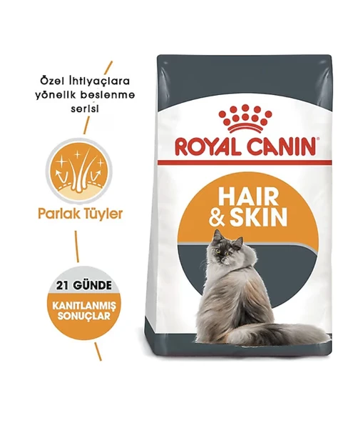 Royal Canin Hair & Skin 2 kg Yetişkin Kedi Maması ürün görseli