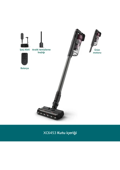 Philips 6000 Serisi XC6453/00 Şarjlı Dikey Süpürge ürün görseli