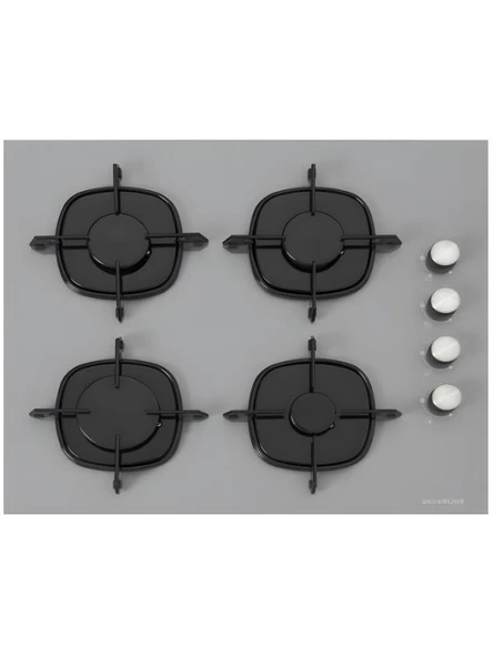 Silverline CS5700E6S01 Gri Gazlı Ankastre Ocak ürün görseli 1