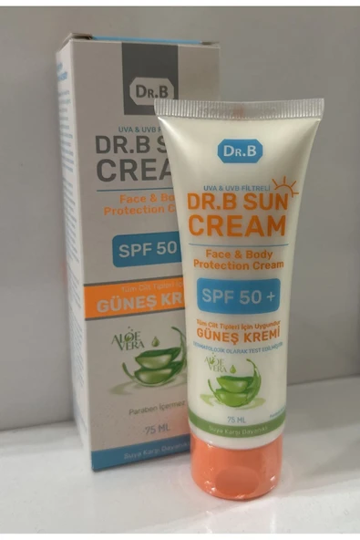 Dr.b Sun Cream Tüm Cilt Tipleri Için Özel Aloe Vera Özlü Güneş Kremi 75 ml - 6