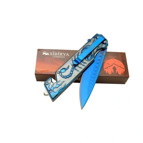 Sibirya Akrep Çakı Blue - Resim 2