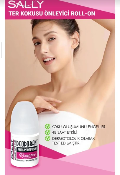 Antiperspirant VEGAN  ter önleyici roll-on ROMANCE - Resim 4