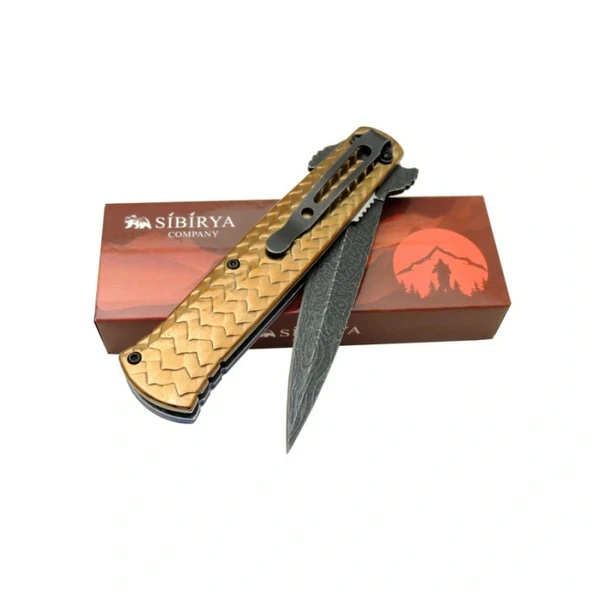 Sibirya Ejder Gold Çakı - Resim 3