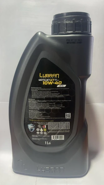 HSGL Lubran 4T MotoJet 10W-40 API SL Motor Yağı 1 Litre Yüksek Performanslı 4 Zamanlı Motosiklet Yağ - Resim 3