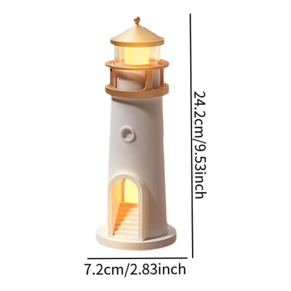 Deniz Feneri Projektör Gece Lambası - Resim 4