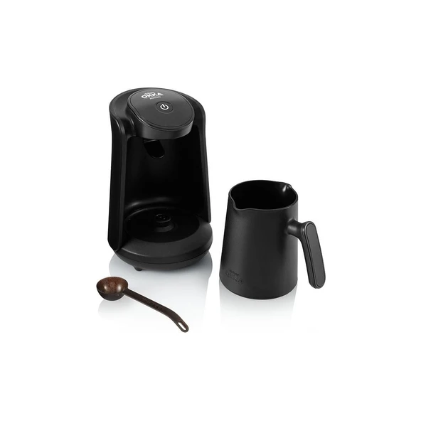 OK004 Siyah Okka Mınıo Türk Kahvesi Makinesi - Resim 3
