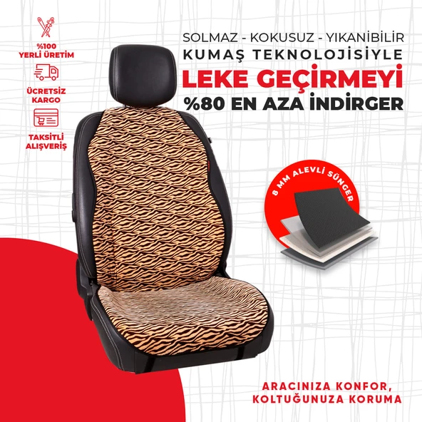 Leopar Tay Tüyü Minder - Resim 4