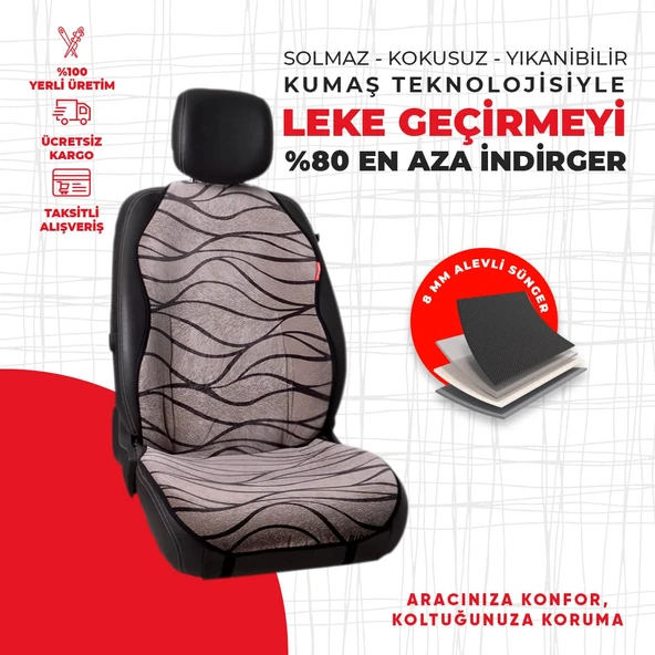 Gri Tay Tüyü Minder - Resim 4