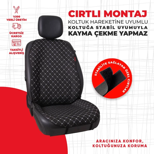 Beyaz Kapitone Siyah Jakar Dokuma - Resim 3