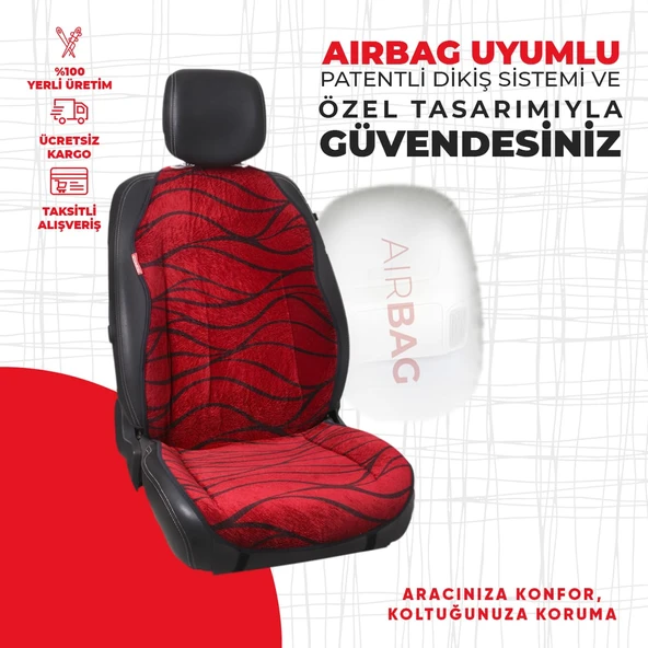 Bordo Tay Tüyü Minder - Resim 2