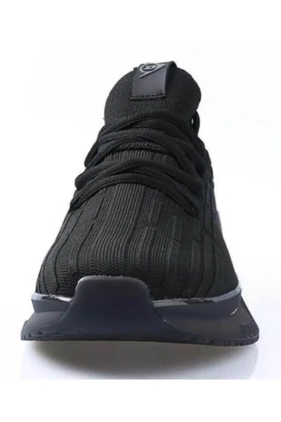 2358 Siyah Erkek Tirko Bağcıklı Günlük Spor Ayakkabı - Resim 3