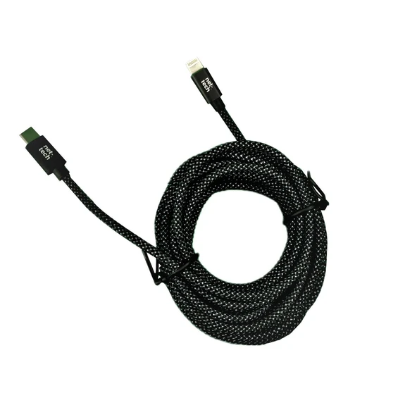Nettech NT-DC11 PD 20W İp Örgü 300 Cm Type-C To Lightning Şarj ve Data Kablosu NT-DC11 - Resim 2