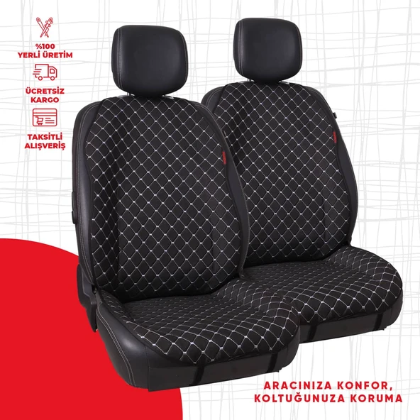 Beyaz Kapitone Siyah Jakar Dokuma ürün görseli