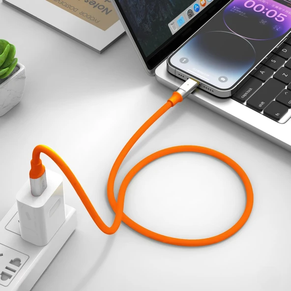 Nettech NT-DC30 30W Plastik 100 Cm Type-C To Lightning Şarj ve Data Kablosu NT-108292 - Resim 2