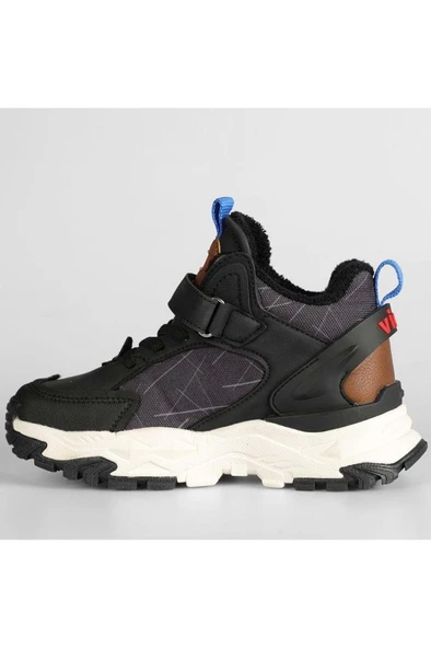 Vicco Tura 946.F25K.437 Anatomik Taban Erkek Çocuk Bot Siyah 31-35 - Resim 3