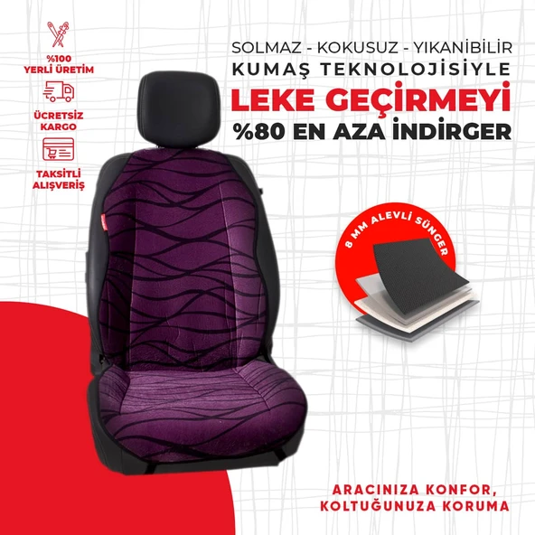 Mor Tay Tüyü Minder - Resim 4