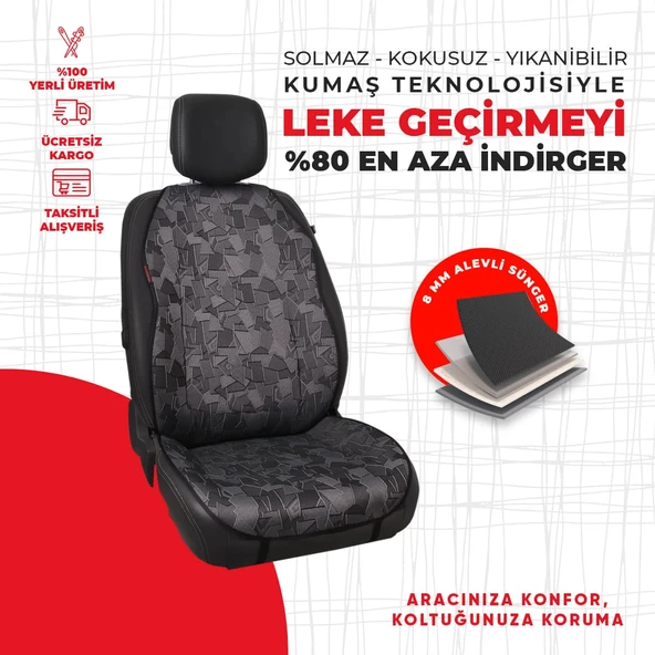 Füme Cam Kırığı Jakar Dokuma Minder - Resim 4