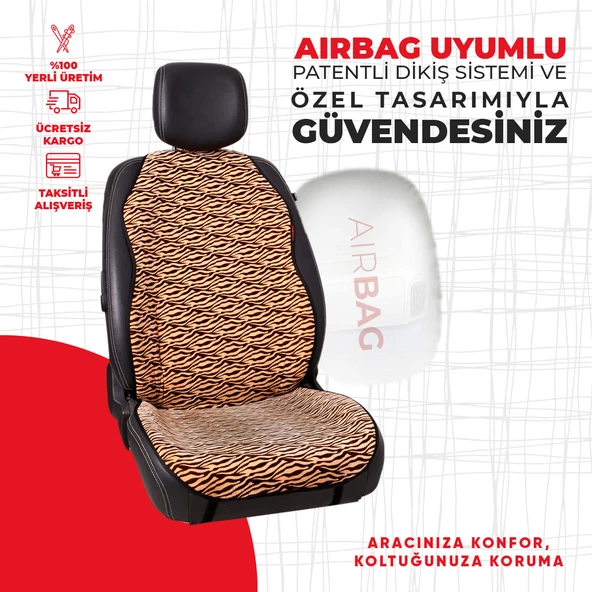 Leopar Tay Tüyü Minder - Resim 2