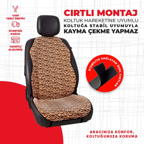 Leopar Tay Tüyü Minder - Resim 3